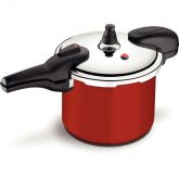 Panela de Pressão Vermelha 4,5L 20cm - Tramontina