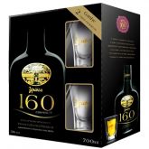 Cachaça Ypióca 160 Anos com Malte 700 ml + 02 Copos